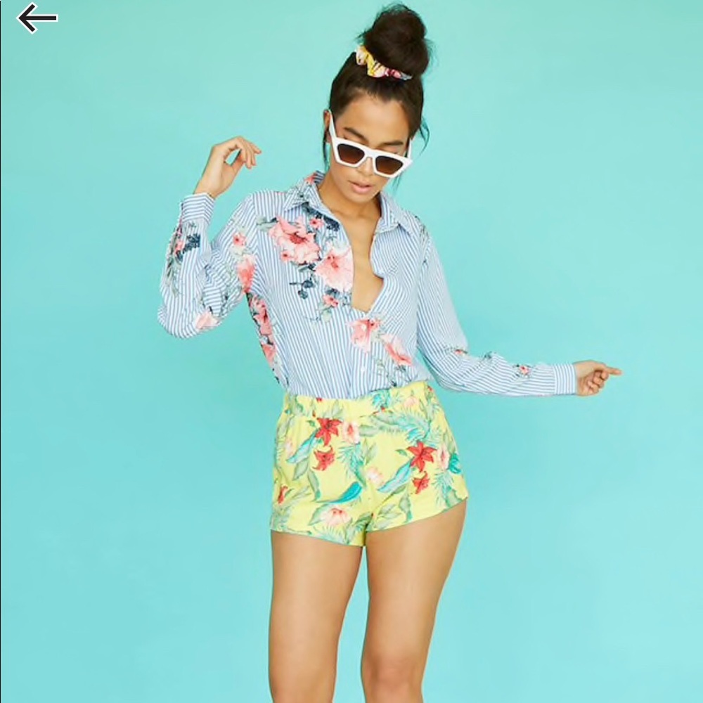 Tropical Hawaiian Shorts